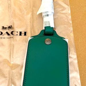 Coach Luggage Tag